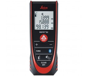 LEICA 100m Laser Distance Measurer w. Bluetooth DISTO D2 LG837031
