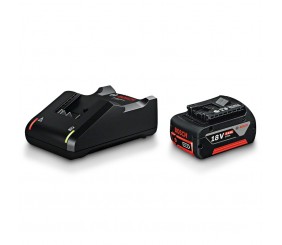 BOSCH 18V 4.0Ah Battery and Charger Starter Kit 1600A01BA2