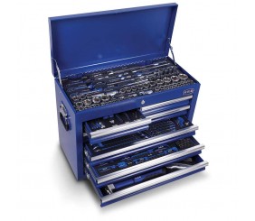HRD 198 Piece Tool Kit 26inch With 7 Drawer Chest Blue HTK26071