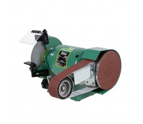 ABBOTT & ASHBY 8inch Industrial Bench Grinder w. 362 Linishing Attachment AA362W8