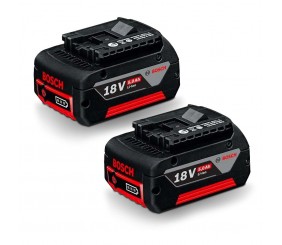 BOSCH 18V 2 x  5.0Ah Lithium-Ion Battery Kit 0615990M5J