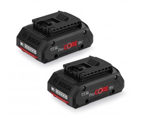 BOSCH ProCORE18V 2 x 4.0Ah Lithium-Ion Battery Kit 0615990M5K
