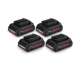 BOSCH ProCORE18V 4 x 4.0Ah Lithium-Ion Battery Kit 0615990M5M
