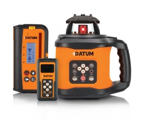 DATUM 400m Red Beam Rotary Laser Kit DTR40R