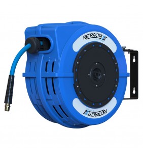 RETRACTA 1/2inch x 12m Air/Water Hose Reel - Blue C1AW412B-01CC