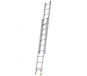 INDALEX 180kg Pro 3.2m-5.3m Aluminium Extension Ladder with Level-Arc PROX18
