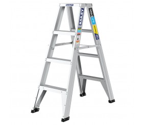 BAILEY 1.2m 150kg Trade Lyte Aluminium Double Sided Step Ladder FS14020