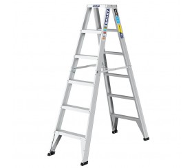 BAILEY 1.8m 150kg Trade Lyte Aluminium Double Sided Step Ladder FS14021