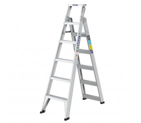 BAILEY 1.8/3.2m 150kg Trade Lyte Aluminium Double Sided Dual Purpose Ladder FS14022