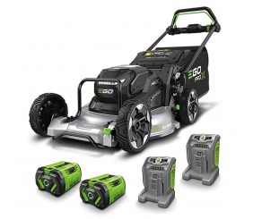 EGO 56V POWER+ Commercial 53cm Aluminium Deck Self-Propelled Lawn Mower 2 x 12Ah Kit LMX5307SP-2