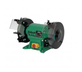 ABBOTT & ASHBY 1000w 200mm Professional Bench Grinder with NVR Switch ATBG1100/8