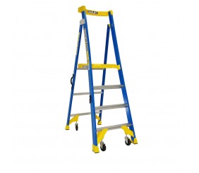 BAILEY 1.2m 170kg Fibreglass Job Station Platform Stepladder