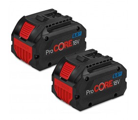 BOSCH PROCORE18V 2 x 8.0ah Battery Kit 0615990M2E