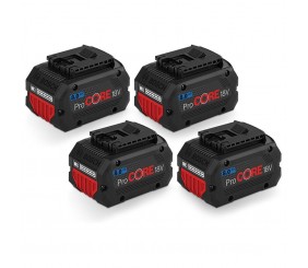 BOSCH ProCORE18V 4 x 8.0Ah Lithium-Ion Battery Kit 0615990M5P
