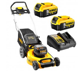 DEWALT 36V Brushless 2 x 5.0Ah 510mm Lawn Mower Kit DCMW564P2-XE